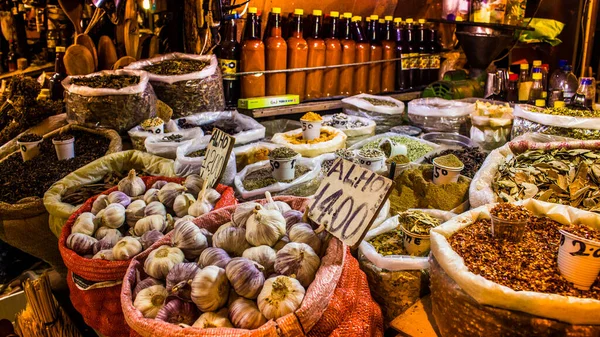 Piyasadaki Baharatlar Sao Joaguim Salvador Bahia Brezilya — Stok fotoğraf