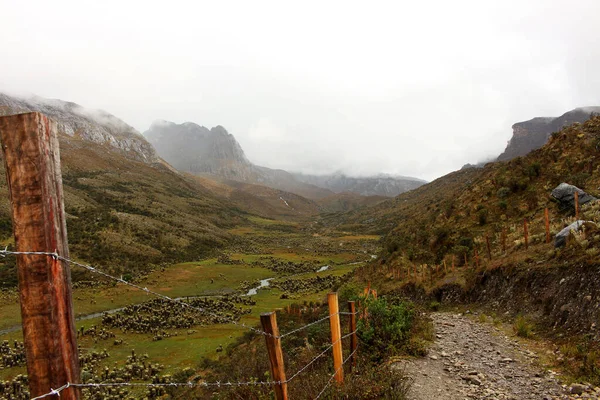 Vägen Cocuy National Park Colombia — Stockfoto