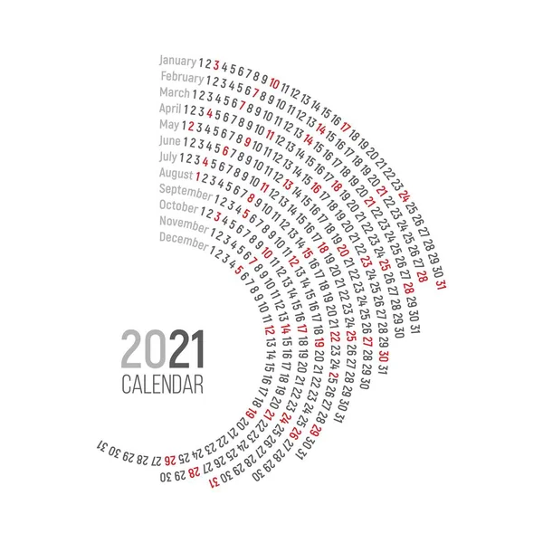 100,000 2021 calendário de parede Vector Images Depositphotos