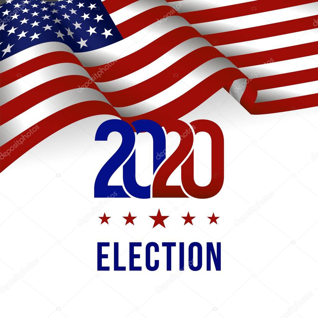 2020 United States of America Presidential Election  Design - Vector 