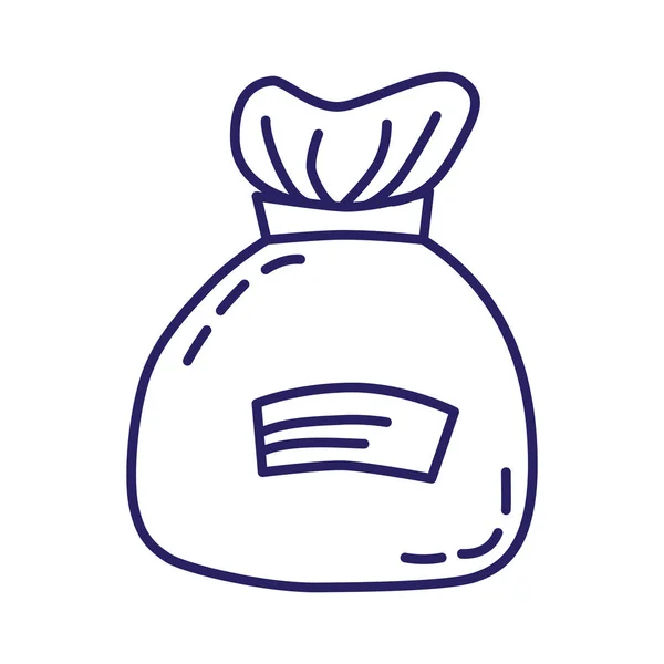 Bag line icon — Stock Vector