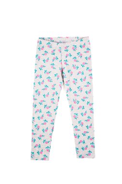 Şık çocuk pantolon beyaz bir arka plan üzerine sıcak