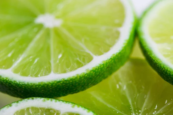 Lime slices background. Citrus