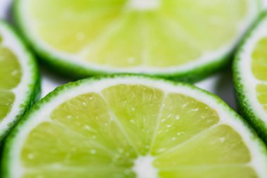 Kireç dilimleri arka plan. Narenciye