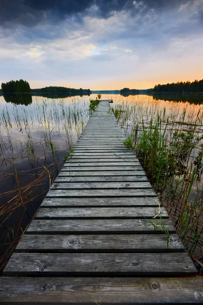 Kleine Finse wharf — Stockfoto