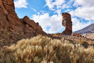 Teide Milli Parkı, Tenerife (Kanarya Adası, İspanya), Roque cinchado Teide yanardağı yakınındaki bir güzel rock oluşumdur.