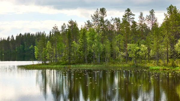 Красивый финский пейзаж — стоковое фото