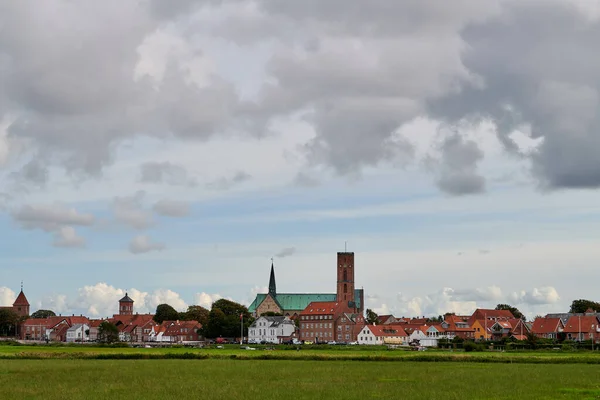 Ribe Pueblo 1300 Años Ribe Dinamarca 2018 Editorial Ilustrativo — Foto de Stock