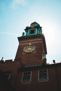 Krakow Polonya 'daki Wawel Kalesi