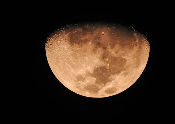 노란 달의 위상 — 스톡 사진
