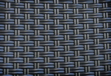 Siyah rattan dokuma arkaplanı