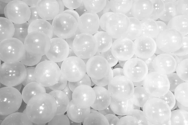 Muitos lote de bola branca ou bolha transparente bola de fundo . — Fotografia de Stock
