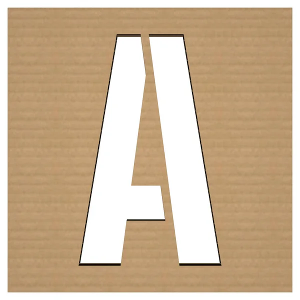 Karton Alfabe. A 3B resim