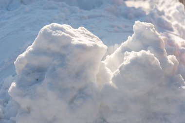 Taze kar dokusunun arkaplanı