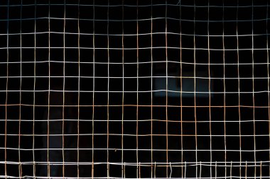 Siyah arkaplanda ağ çiti arkaplanı