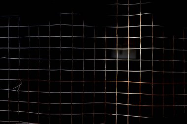 Siyah arkaplanda ağ çiti arkaplanı