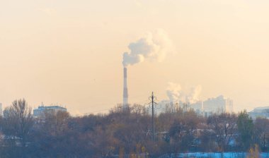 Kazan dairesinde baca var.