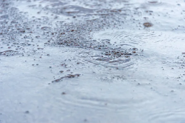 Yağmur mevsiminde yere yağmur yağar