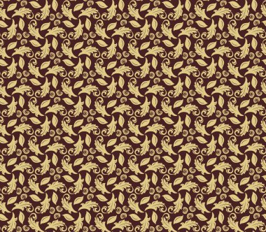 Çiçeksiz Kusursuz Vektör Deseni