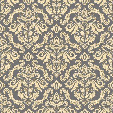 Sorunsuz vektör Barok desen