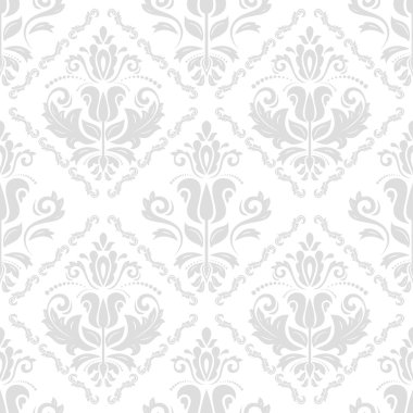 Dikişsiz damask vektör arka plan