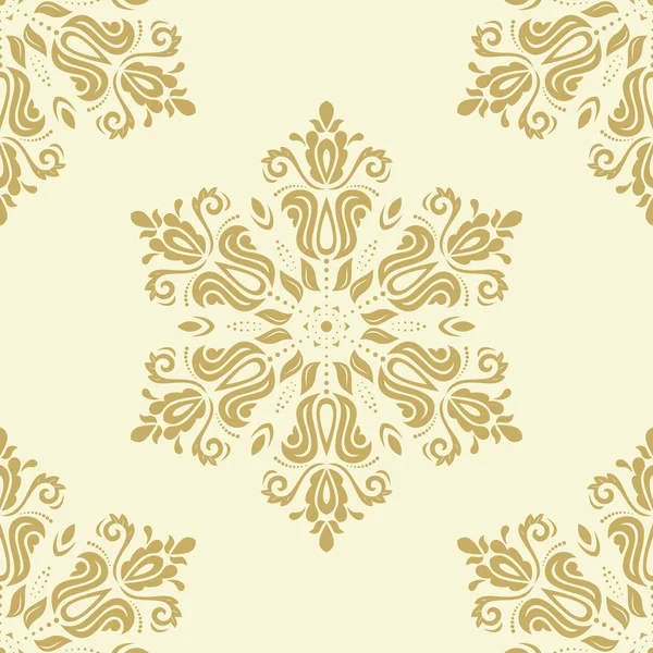 Modèle baroque vectoriel sans couture — Image vectorielle