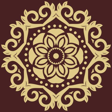 Zarif vektör süsleme Barogue tarzı