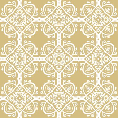 Sorunsuz vektör Barok desen