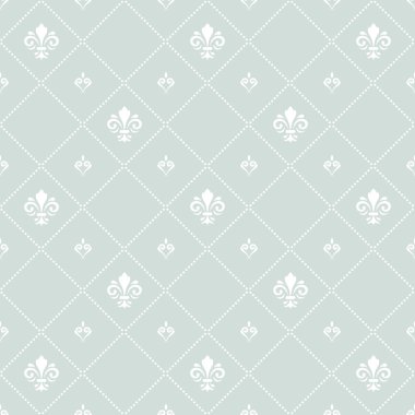 Royal Lily ile sorunsuz vektör desen