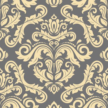 Sorunsuz vektör Barok desen