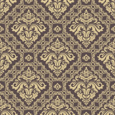 Barok tarzında sorunsuz duvar kağıdı