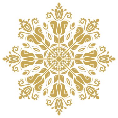 Doğulu Soyut Vektör Deseni