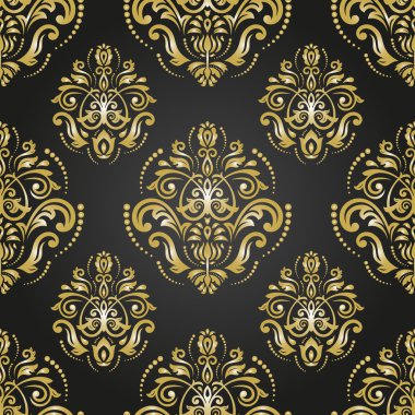 Barok tarzında sorunsuz duvar kağıdı