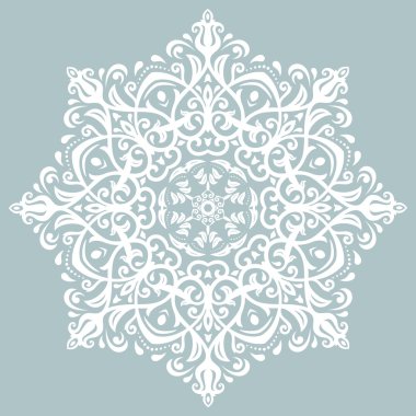 Klasik Biçimli Zarif Vektör Süslemesi