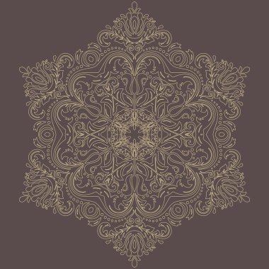 oryantal soyut desen