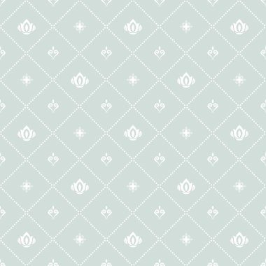 Royal Lily ile sorunsuz vektör desen