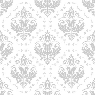 Dikişsiz damask vektör arka plan