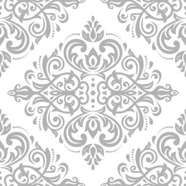 Dikişsiz damask vektör arka plan