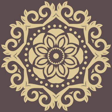 oryantal soyut desen