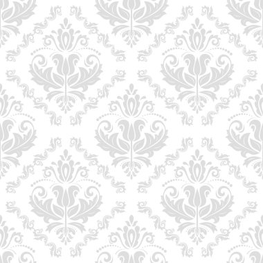 Dikişsiz damask vektör arka plan