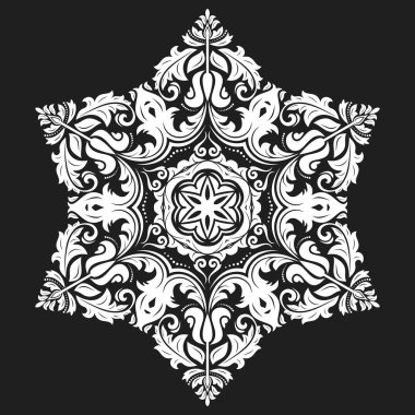 Doğulu Soyut Vektör Deseni