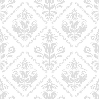 Dikişsiz damask vektör arka plan