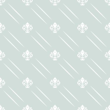 Royal Lily ile sorunsuz vektör desen