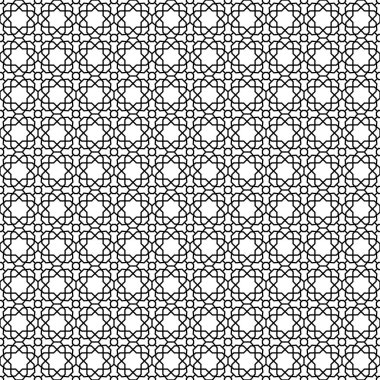 Arap Biçiminde Kusursuz Vektör Deseni