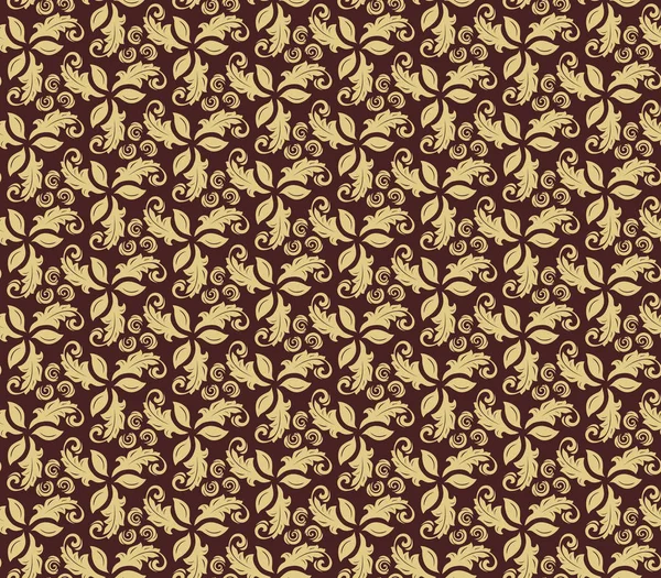 Vectorielle continue Fine floral Pattern — Image vectorielle