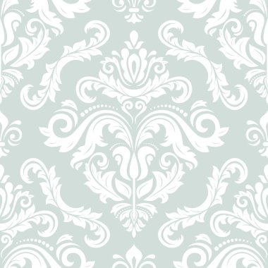 Dikişsiz damask vektör arka plan