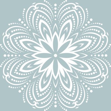 Güzel Vektör Yuvarlak Kar Tanesi