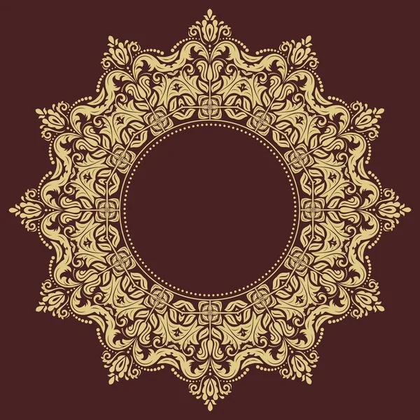 Doğulu Soyut Vektör Deseni