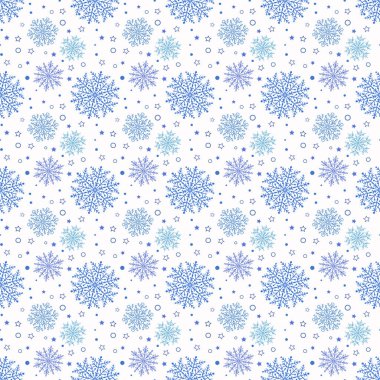 Kar taneleri ile sorunsuz vektör arka plan