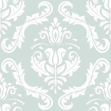 Dikişsiz damask vektör arka plan